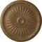 Ekena Millwork Juniper Ceiling Medallion (Fits Canopies up to 7"), Hand-Painted Rubbed Bronze, 36"OD x 1 1/2"P CM36JURZS - alternate 1